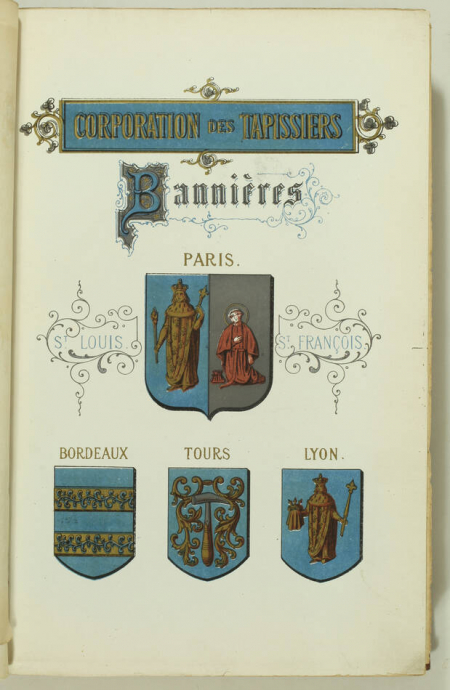DEVILLE - Corporation des tapissiers de 1258 à 1875 - Envoi - Photo 0, livre rare du XIXe siècle