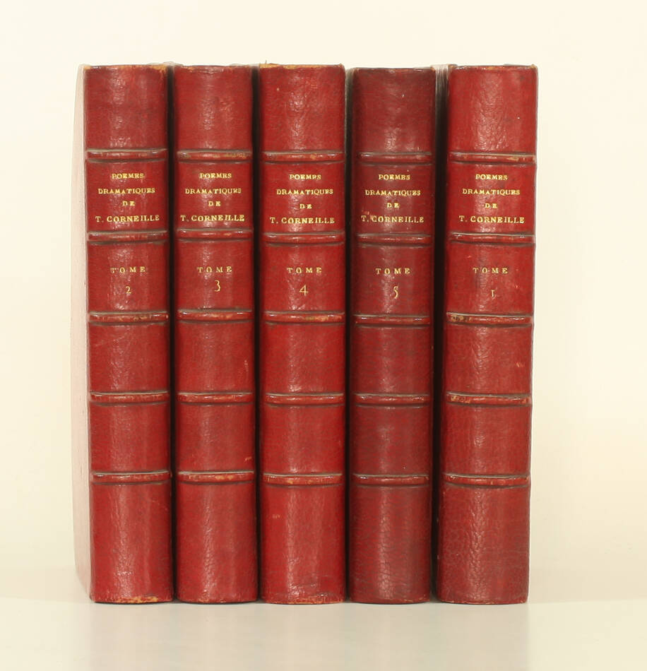 Thomas CORNEILLE - Poèmes dramatiques - 1682 - 5 volumes - Photo 2, livre ancien du XVIIe siècle