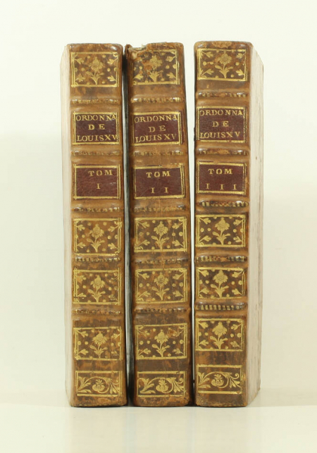 SALLE - L'esprit des ordonnances de Louis XV - 1774 - 3 volumes - Photo 0, livre ancien du XVIIIe siècle
