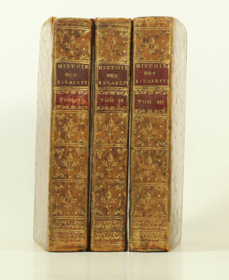 [Hébreux] TOURON -  Histoire des israëlites - 1756 - 3 volumes - Photo 0, livre ancien du XVIIIe siècle
