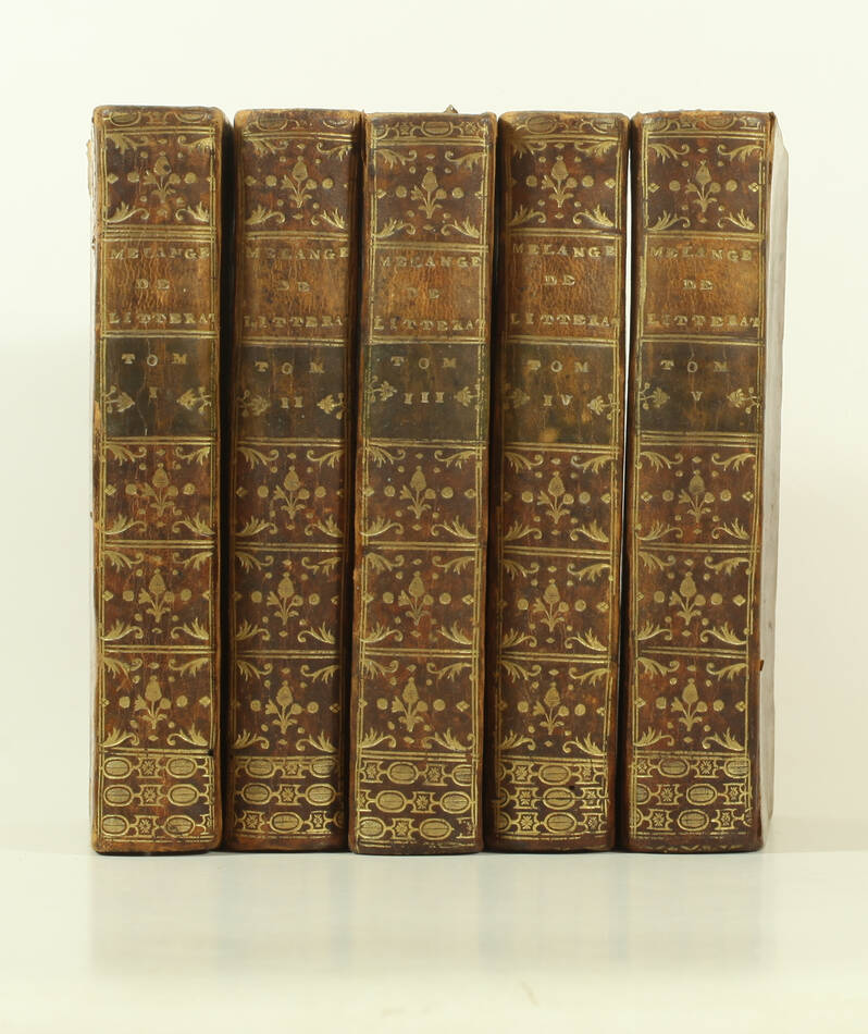 d ALEMBERT - Mélanges de littérature, d histoire et de philosophie - 1766 - 5 v. - Photo 0, livre ancien du XVIIIe siècle