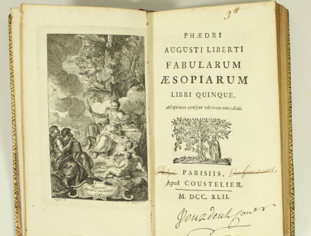 Fables d'Esope - Phèdre - Avianus - Coustelier, 1742 - Figures - Photo 0, livre ancien du XVIIIe siècle