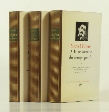 Proust - A la recherche du temps perdu - 1977-1978 - Pléiade - 3 volumes - Photo 0, livre rare du XXe siècle