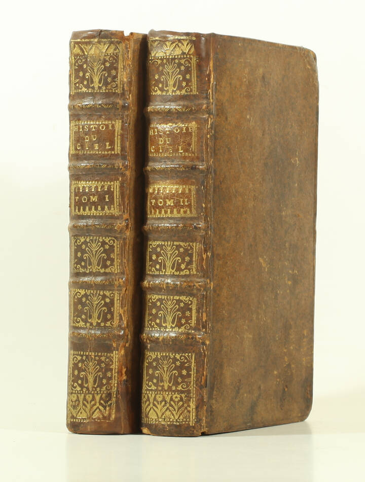 Pluche - Histoire du ciel - 1739 - 2 volumes - 25 planches - Photo 1, livre ancien du XVIIIe siècle