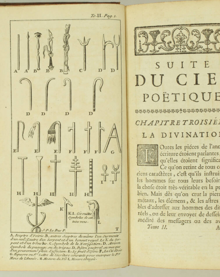 Pluche - Histoire du ciel - 1739 - 2 volumes - 25 planches - Photo 4, livre ancien du XVIIIe siècle