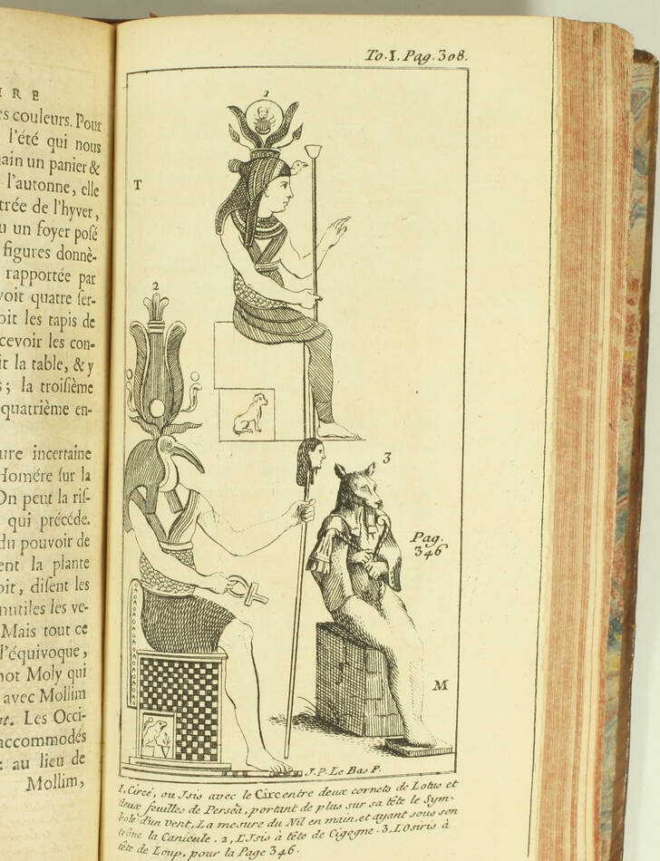 Pluche - Histoire du ciel - 1739 - 2 volumes - 25 planches - Photo 5, livre ancien du XVIIIe siècle