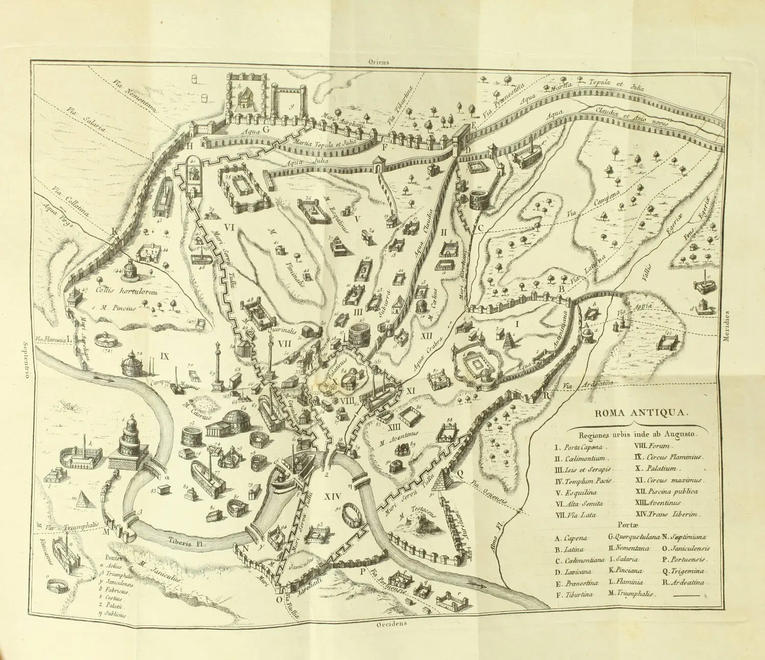 SCHOELL - Description abrégée de Rome ancienne - 1811 - Plan, frontispice - Photo 2, livre ancien du XIXe siècle