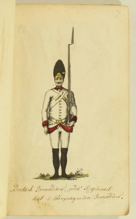 [Militaria Uniformes] Uniform der kaiserl. königl. Kriegsvölkern - Artaria, 1782 - Photo 4, livre ancien du XVIIIe siècle