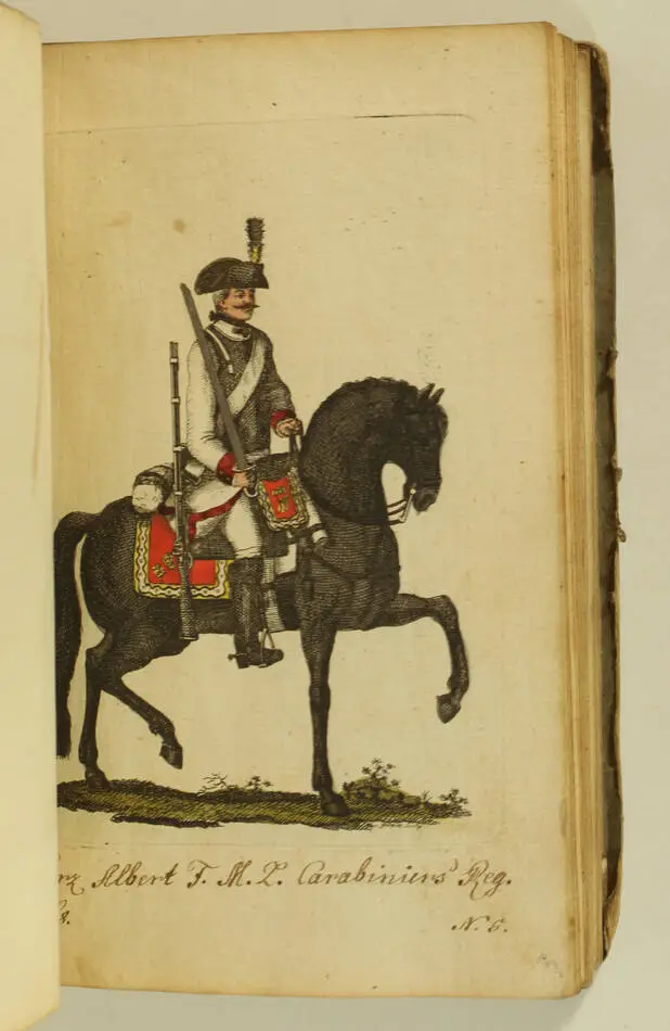 [Militaria Uniformes] Uniform der kaiserl. königl. Kriegsvölkern - Artaria, 1782 - Photo 5, livre ancien du XVIIIe siècle