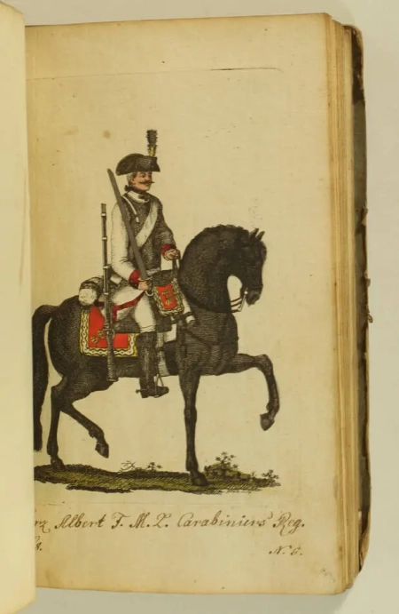 [Militaria Uniformes] Uniform der kaiserl. königl. Kriegsvölkern - Artaria, 1782 - Photo 5, livre ancien du XVIIIe siècle