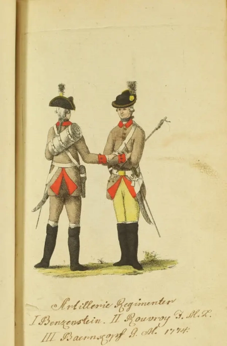 [Militaria Uniformes] Uniform der kaiserl. königl. Kriegsvölkern - Artaria, 1782 - Photo 7, livre ancien du XVIIIe siècle