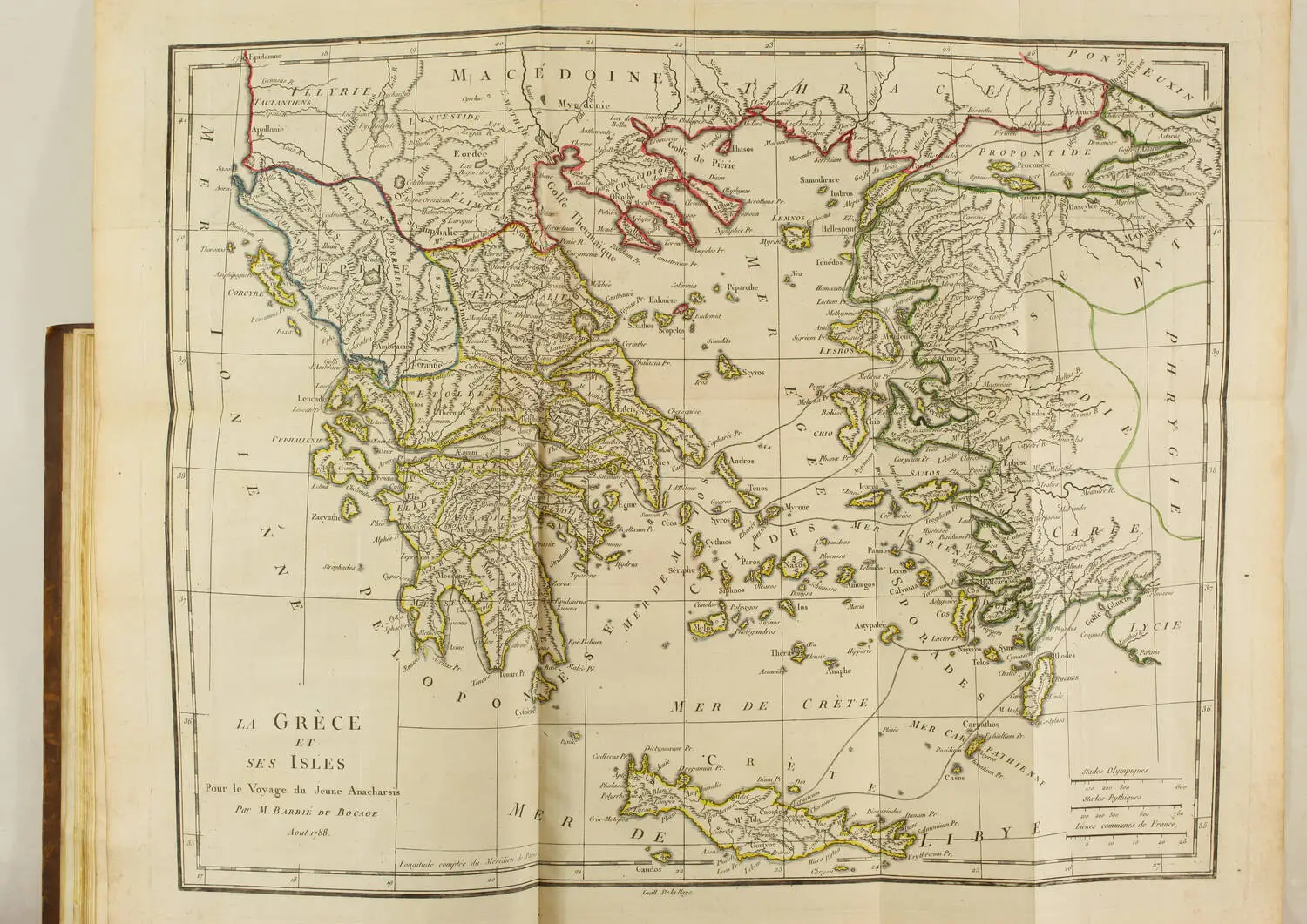 [Atlas] Recueil de cartes géographiques du voyage d Anacharsis - 1789 - Photo 3, livre ancien du XVIIIe siècle