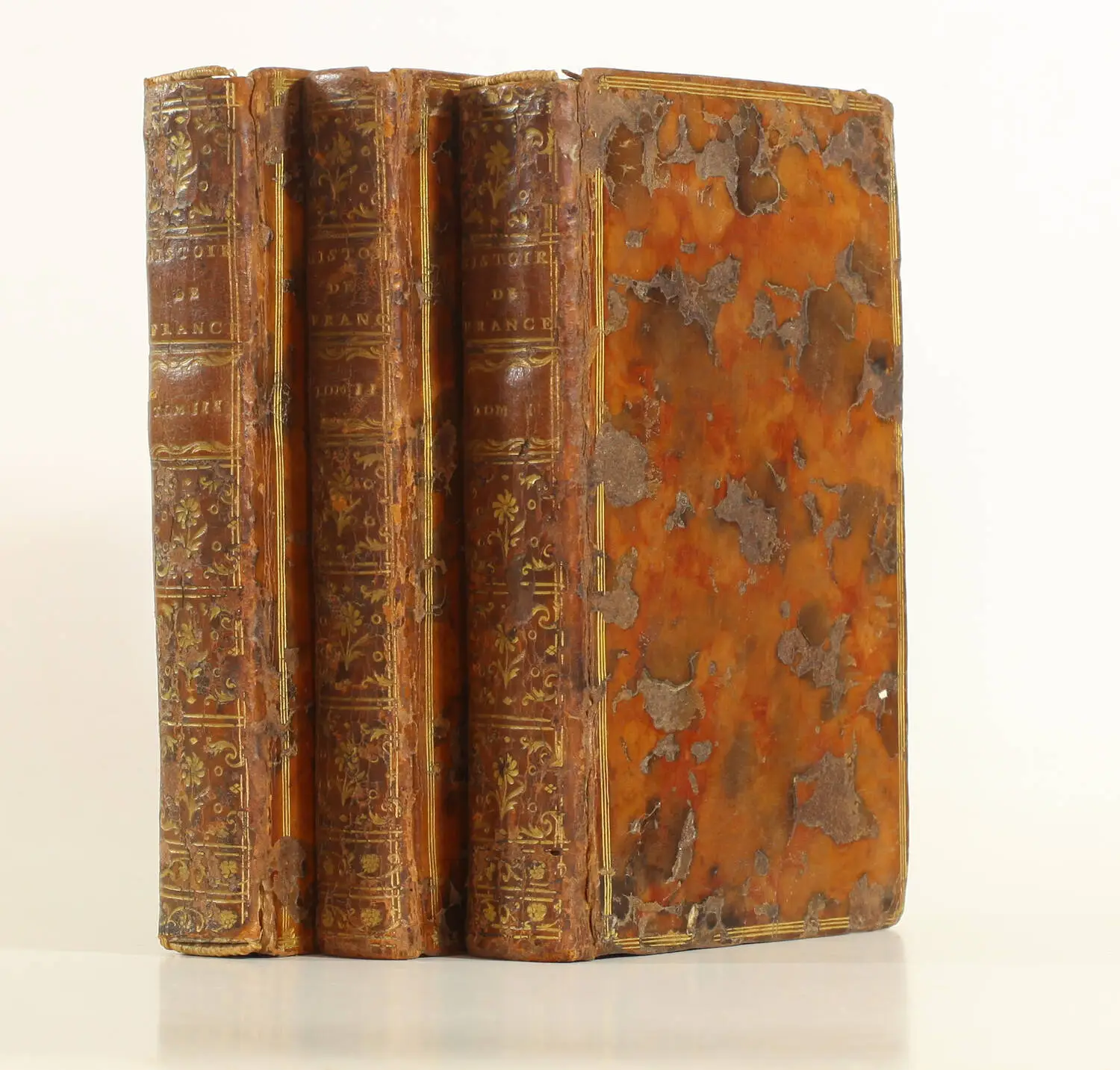 Nouvel abrégé chronologique de l histoire de France - 1768 - 3 volumes - Photo 0, livre ancien du XVIIIe siècle