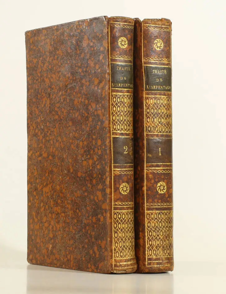 LEFEVRE - Traité géométrique de l arpentage - 1806 - 2 volumes - 25 planches - Photo 0, livre ancien du XIXe siècle