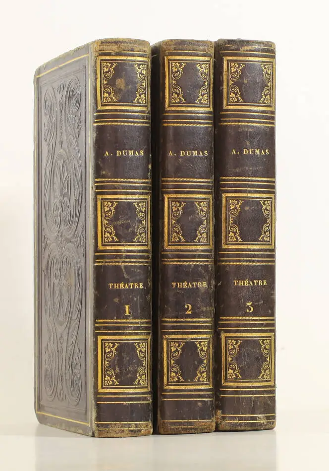 DUMAS - Théâtre complet - Paris, Gosselin, 1841-1843 - 3 volumes - Photo 0, livre rare du XIXe siècle