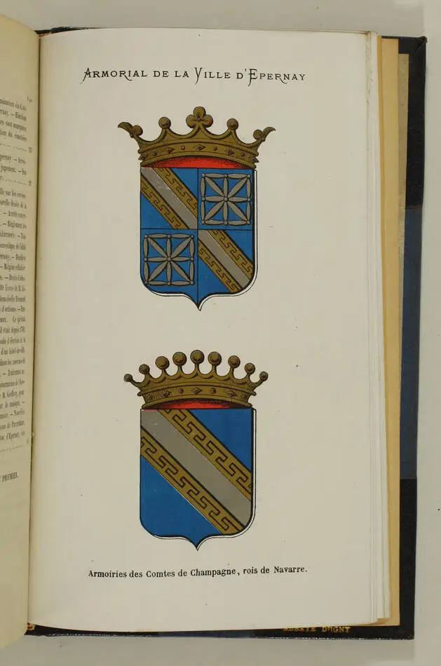 FIEVET Histoire de la ville d Epernay, depuis sa fondation - 1868 - 3 volumes - Photo 2, livre rare du XIXe siècle