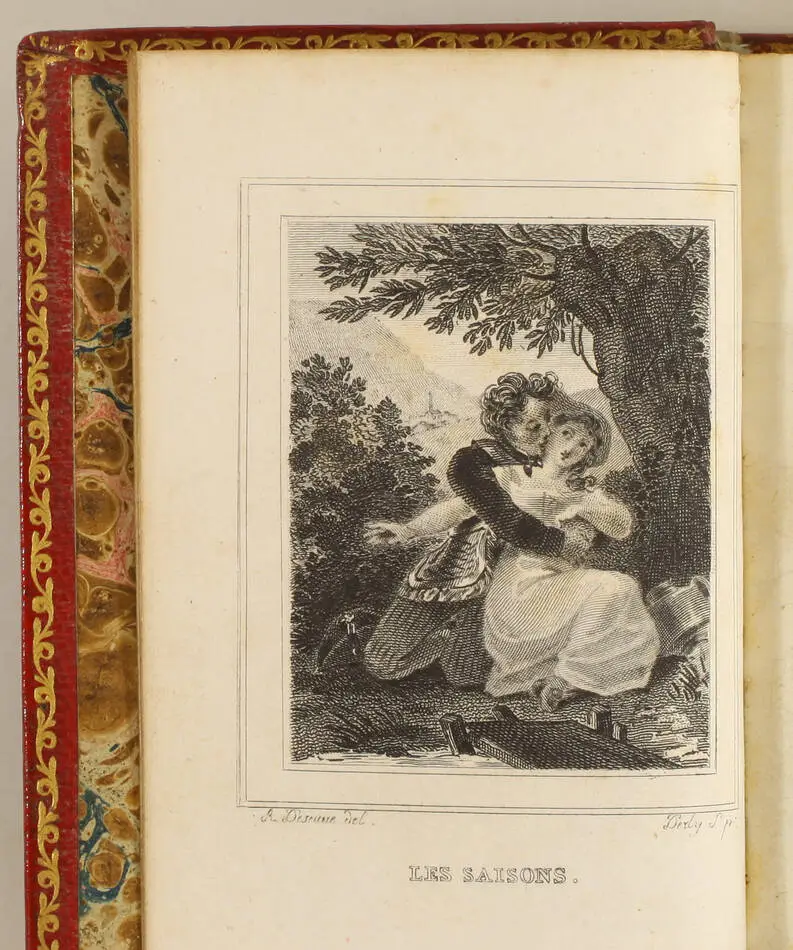 SAINT-LAMBERT - Les saisons - 1825 - frontispice - Photo 0, livre rare du XIXe siècle