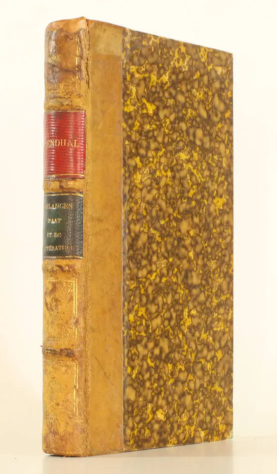 STENDHAL - Mélanges d art et de littérature - 1867 - En partie originale - Photo 0, livre rare du XIXe siècle