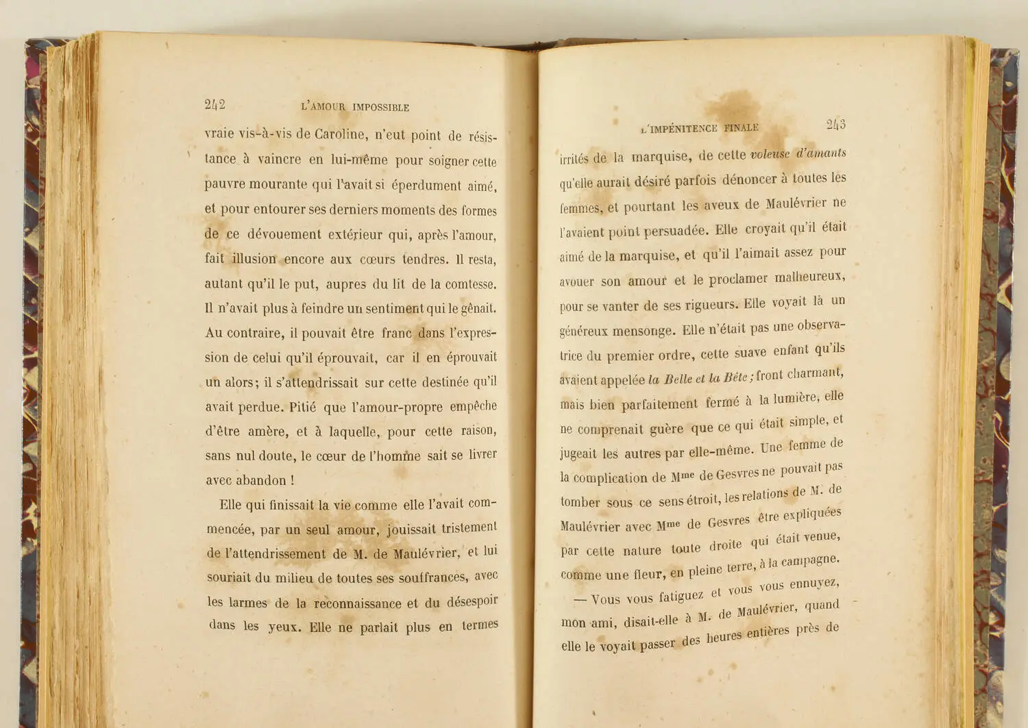 BARBEY d AUREVILLY - L amour impossible. Chronique parisienne - 1859 - 2e ed. - Photo 2, livre rare du XIXe siècle