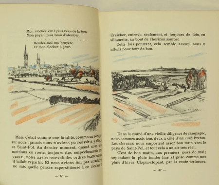 LOTI - Mon frère Yves - Mornay, 1928 - Illustré par MEHEUT - reliure signée - Photo 4, livre rare du XXe siècle
