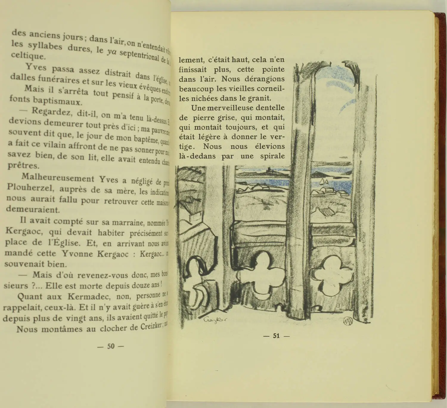LOTI - Mon frère Yves - Mornay, 1928 - Illustré par MEHEUT - reliure signée - Photo 5, livre rare du XXe siècle