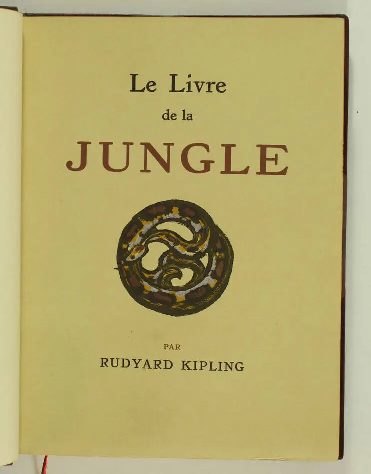 KIPLING Livre de la jungle + le second - Mornay 1930 DELUERMOZ reliures signées - Photo 1, livre rare du XXe siècle