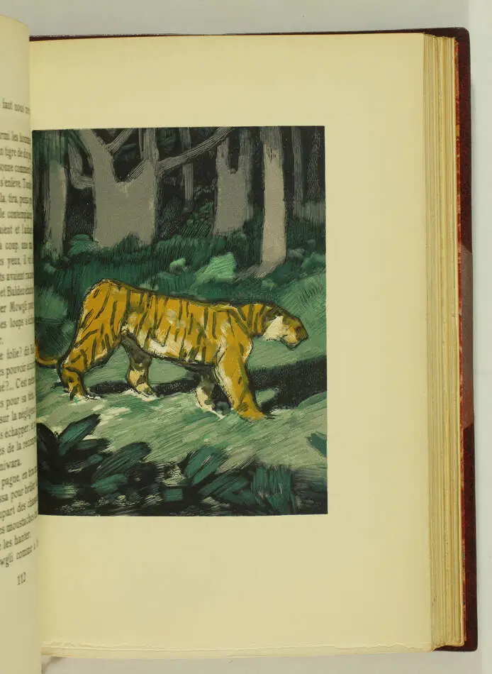 KIPLING Livre de la jungle + le second - Mornay 1930 DELUERMOZ reliures signées - Photo 4, livre rare du XXe siècle