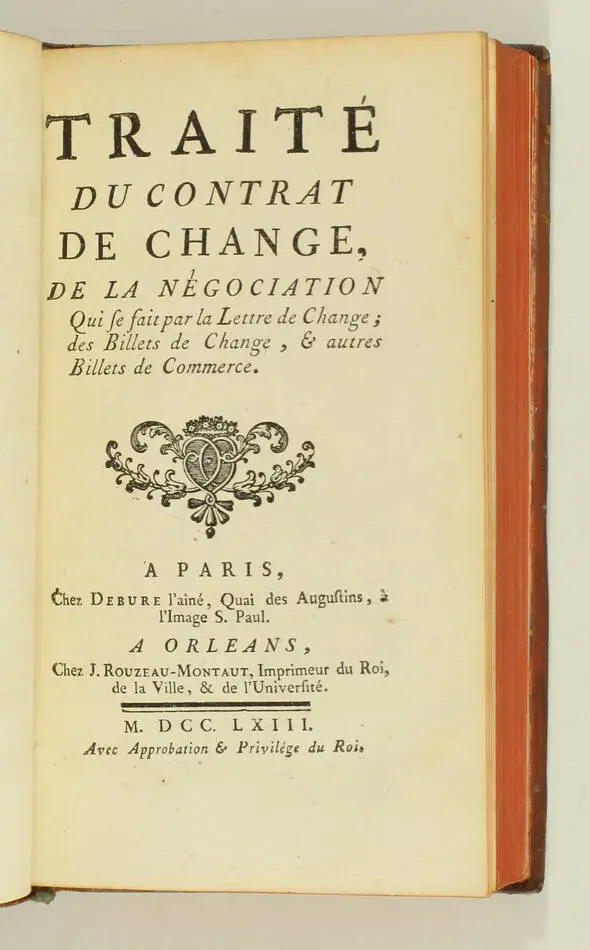 [POTHIER] Traité du contrat de rente + Traité du contrat de change - 1763 - Photo 2, livre ancien du XVIIIe siècle