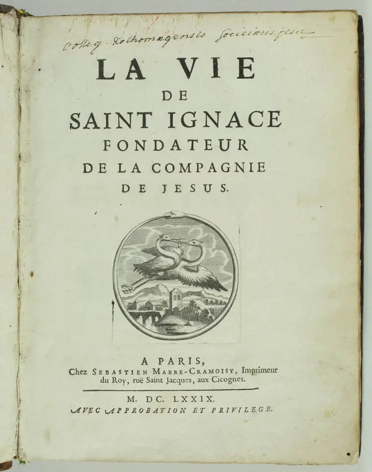 [Jésuites] BOUHOURS - La Vie de saint Ignace - 1679 - In-4 - EO - Photo 0, livre ancien du XVIIe siècle