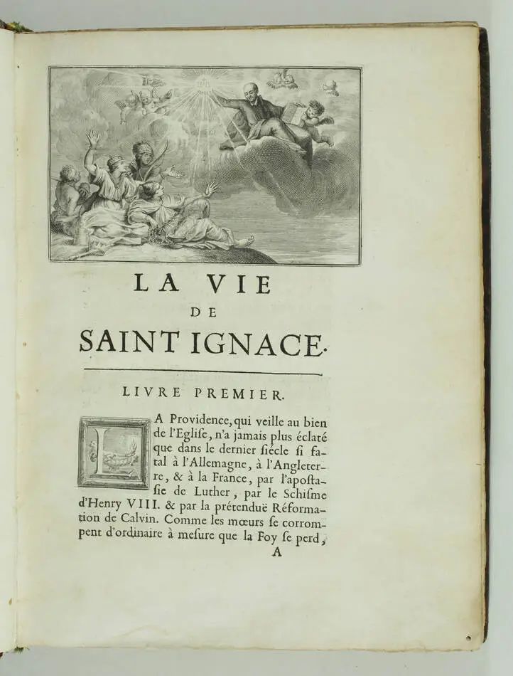 [Jésuites] BOUHOURS - La Vie de saint Ignace - 1679 - In-4 - EO - Photo 3, livre ancien du XVIIe siècle