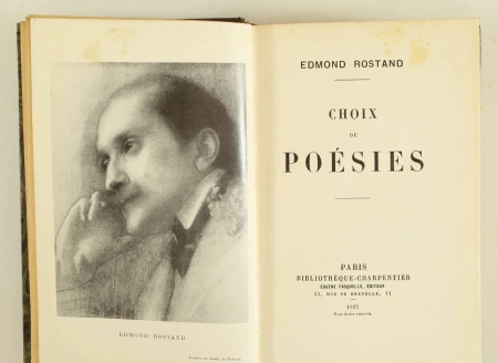 ROSTAND - Choix de poésies - 1925 - EO collective - 1/900 sur vélin blanc mat - Photo 2, livre rare du XXe siècle