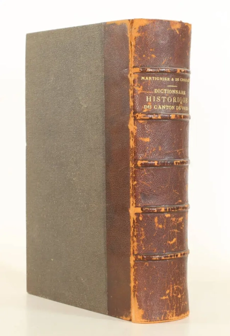 [Suisse] MARTIGNIER - Dictionnaire historique du canton de Vaud - 1867 - Photo 1, livre rare du XIXe siècle