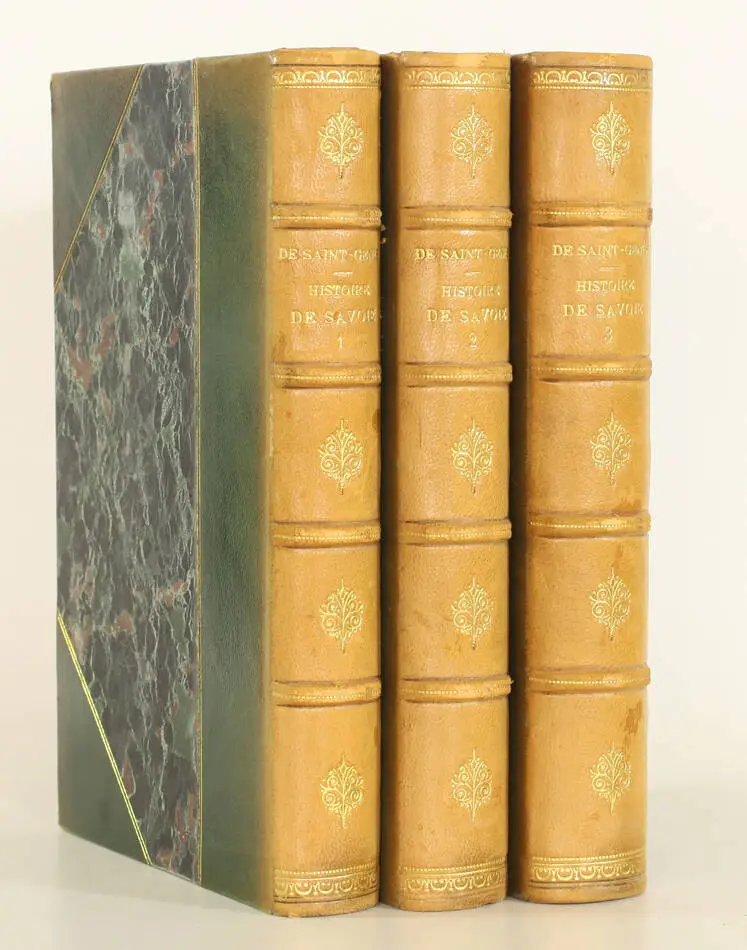 SAINT-GENIS - Histoire de Savoie d après les documents originaux 1868-9 - 3 vol - Photo 0, livre rare du XIXe siècle