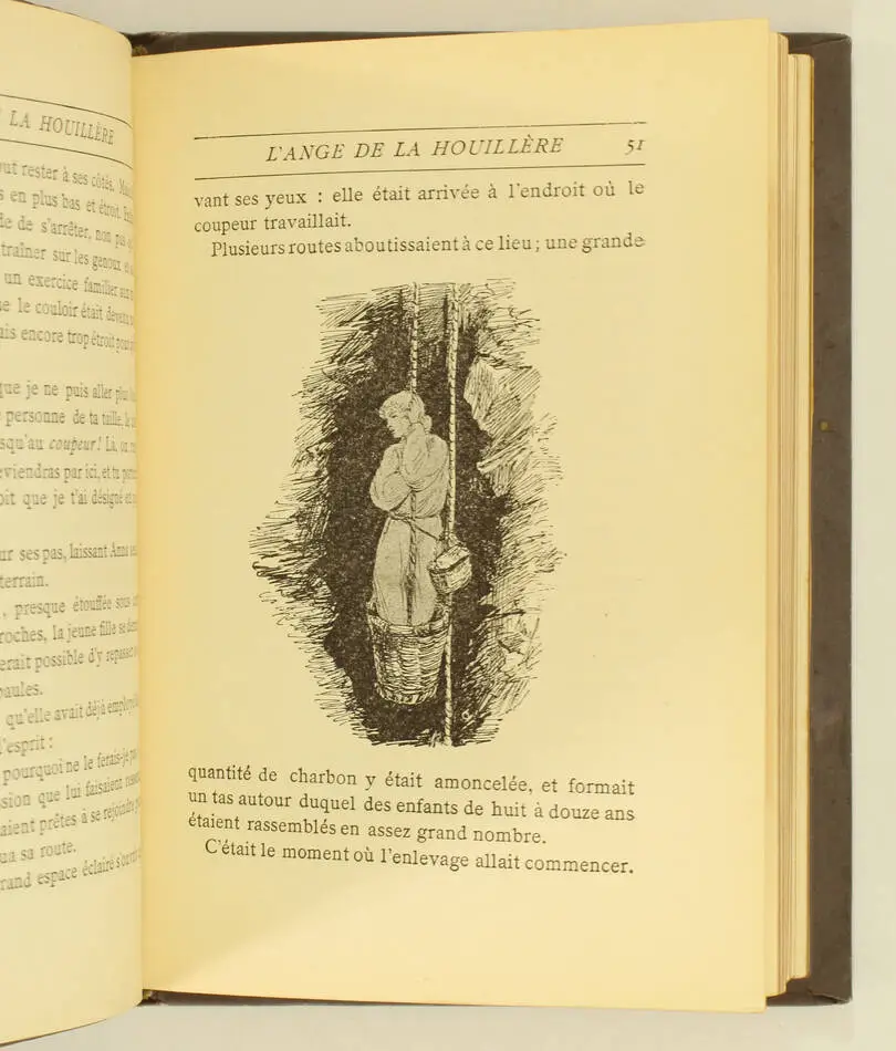 [Mines] L ange de la houillère, par W. B. - Cartonnage - Barbou, 1889 - Photo 2, livre rare du XIXe siècle