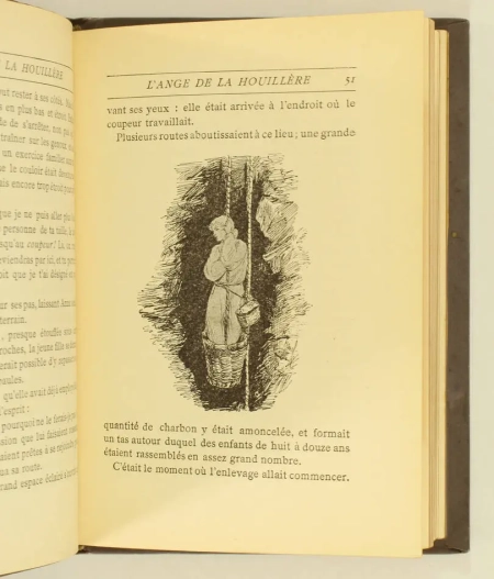 [Mines] L ange de la houillère, par W. B. - Cartonnage - Barbou, 1889 - Photo 2, livre rare du XIXe siècle