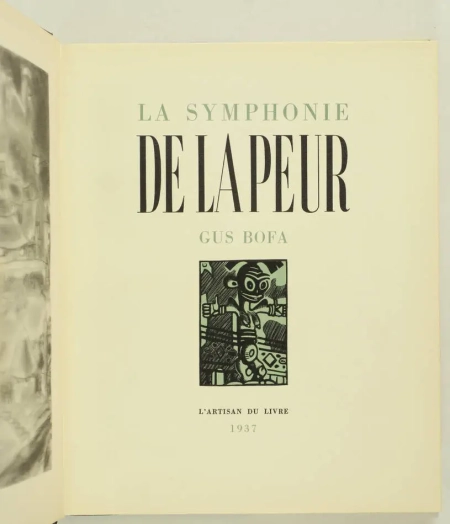 Gus BOFA - La symphonie de la peur - Edition originale - Illustré - Relié - Photo 2, livre rare du XXe siècle