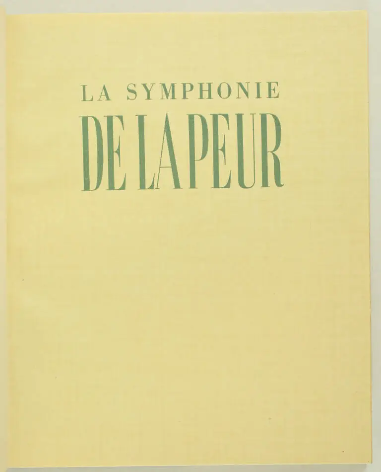 Gus BOFA - La symphonie de la peur - Edition originale - Illustré - Relié - Photo 4, livre rare du XXe siècle