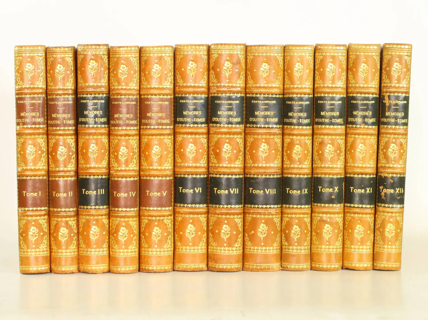 Chateaubriand - Mémoires d outre-tombe - 1849 - 12 volumes - Edition originale - Photo 0, livre rare du XIXe siècle