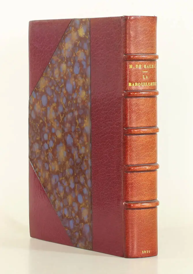 BALZAC - La rabouilleuse - Mornay 1931 Illustré par Fargeot - reliure signée - Photo 1, livre rare du XXe siècle