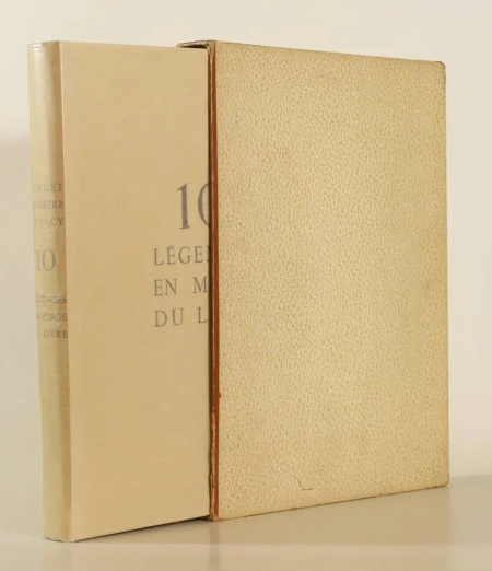 SILVESTRE de SACY - Dix légendes en marge du livre 1930 Gravures de Jean Bruller - Photo 1, livre rare du XXe siècle