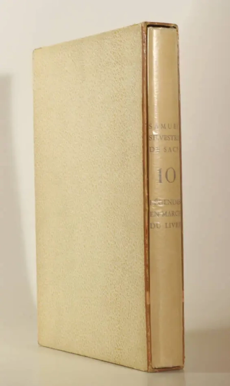 SILVESTRE de SACY - Dix légendes en marge du livre 1930 Gravures de Jean Bruller - Photo 4, livre rare du XXe siècle