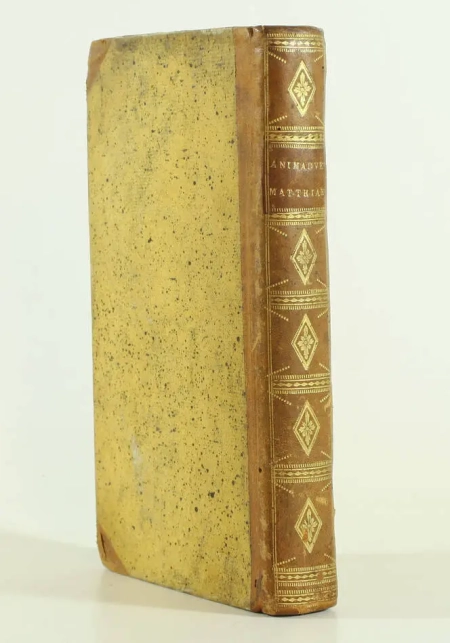 MATTHIAE (August Heinrich). Animadversiones in hymnos homericos, cum prolegomenis de cujusque consilio, partibus, aetate; auctore Aug. Matthiae, livre ancien du XIXe siècle