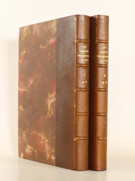 VIAL (Henri), MARCEL (Adrien) et GIRODIE (André). Les artistes décorateurs du bois. Répertoire alphabétique des ébénistes, menuisiers, sculpteurs, doreurs sur bois, etc., ayant travaillé en France aux XVIIe et XVIIIe siècles., livre rare du XXe siècle