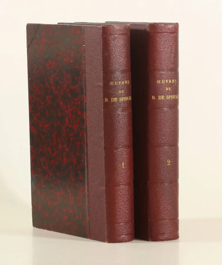 SPINOZA - Oeuvres - Traduction de Prat - 1863-1872 - 2 volumes - Photo 0, livre rare du XIXe siècle
