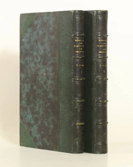 MONTAIGLON (Anatole de). Mémoires pour servir à l'histoire de l'Académie royale de peinture et de sculpture depuis 1648 jusqu'en 1664. Publiés pour la première fois par M. Anatole de Montaiglon, attaché à la conservation des dessins du Louvre, livre rare du XIXe siècle