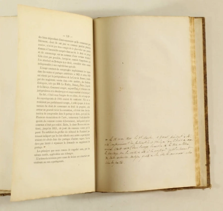 [Droit Bretagne Landes] POULIZAC - Terres vaines et vagues - Rennes, 1860 - Photo 2, livre rare du XIXe siècle