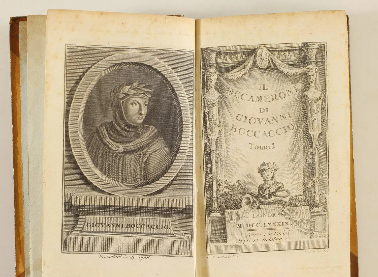 [BOCCACE Décaméron] Il decamerone di Giovanni Boccaccio - 1789 - 3 volumes - Photo 1, livre ancien du XVIIIe siècle