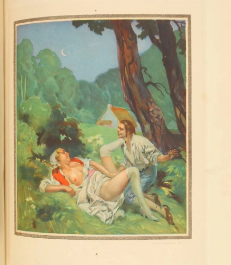 DIDEROT - Jacques le fataliste - 1928 - Ill. de Lelong - Reliure de Zendel - Photo 3, livre rare du XXe si&egrave;cle