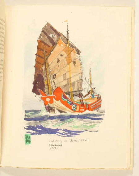 FARRERE (Claude). Jonques et sampans, livre rare du XXe si&egrave;cle