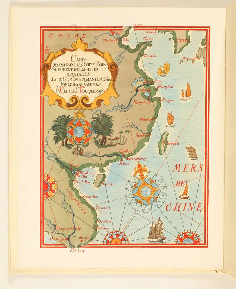 FARRERE - Jonques et sampans - 1945 - Illustr&eacute; par Fouqeray - Photo 2, livre rare du XXe si&egrave;cle